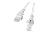 Nettverkskabel - Lanberg patch cable - 5 m - grey RAL 7035 - Grå - 5m - PCU5-10CC-0500-S