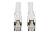 Nettverkskabel - Tripp Lite Eaton Series Cat8 25G/40G Certified Snagless Shielded S/FTP Ethernet Cable (RJ45 M/M) PoE White 25 ft. (7.62 m) - Hvit - 7.5m - N272-025-WH