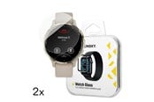Mobil - Beskyttelsesglass - Wozinsky Full Glue Tempered Glass for Garmin Venu 3S 41mm (2 pcs) - 5907769366260