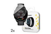 Mobil - Beskyttelsesglass - Wozinsky Full Glue Tempered Glass for Garmin Forerunner 165 (2 pcs) - 5907769366307