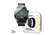 Mobil - Beskyttelsesglass - Wozinsky Full Glue Tempered Glass for Huawei Watch GT 2 / GT 2 Pro 42mm (2 pcs) - 5907769366321