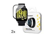 Mobil - Beskyttelsesglass - Wozinsky Full Glue Tempered Glass for Xiaomi Redmi Watch 5 Active (2 pcs) - 5907769366369
