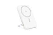 Nødlader - Baseus Qi2 Magnetic 20W with Stand Nødlader - Hvit - 5000 mAh - P10076800213-01
