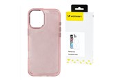 Mobil - Deksel og etui - Wozinsky Glitter Case for Samsung Galaxy S25+ - Pink with Glitter - 5907769369865