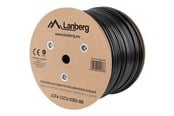 Nettverkskabel - Lanberg bulk cable - 305 m - black - Svart - 305m - LCF6-21CU-0305-BK