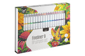 Arts & Crafts - Tilbehør - Craft Sensations Fineliner & Brushpen set - 40 pcs - CR5028/GE