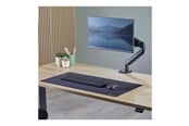 Musematte & Tilbehør  - Fellowes Breyta desk mat - 80 x 40 cm - rubber - black - 100139320