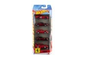 Leketøysbil - Hot Wheels Basics Ferrari 1:64 5-Pack - JLN12