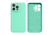 Mobil - Deksel og etui - Hurtel Silicone Case - iPhone 14 Plus Silicone Cover Mint Green - 9145576262313