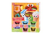 Kreative leker - Playgo Lunch and Candy Clay Set - 6 Clay Pots - 8211