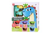 Kreative leker - Playgo Dino Party Clay Set - 6 Clay Pots - 8205