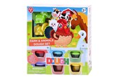 Kreative leker - Playgo Farm and Animals Clay Set - 6 Clay Pots - 8200