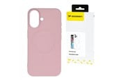 Mobil - Deksel og etui - Wozinsky Liquid Silicone MagSafe Case for Samsung Galaxy S25 - Pink - 5907769370502