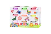 Kreative leker - Playgo Clay Set 9 Neon Colors - 9x56gram - 8019