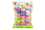 Kreative leker - PLAY go Rainbow Clay Set - 15 Clay Pots - 8015