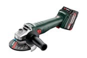 Vinkelsliper - Metabo W 18 L 9-125 QUICK - angle grinder - cordless - 125 mm - 2 batteries - 602249650