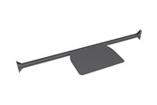 Veggmontering, AV-braketter & AV-møbler - Multibrackets M Pro Series mounting component - for AV System - 1200mm - black - Max 10 kg - recommended for - 7340234813339