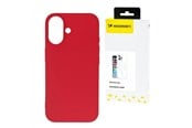Mobil - Deksel og etui - Wozinsky Silicone Case for Samsung Galaxy S24 FE - Red - 5907769371172