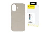 Mobil - Deksel og etui - Wozinsky Silicone Case Compatible with MagSafe for Samsung Galaxy S24 FE - Beige - 5907769371202