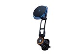Mobil - Andre tilbehør - Wozinsky WCT5-6S2Y Car Mount with Qi/MagSafe Induction Charger 15W with Air Vent Grille Fan - Black - 5907769372506