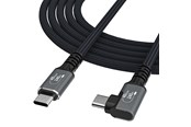 USB - Wozinsky  WPS1-UY41S USB-C Thunderbolt 4 240W 1.5m 4K Angle Cable - Black - 5907769376719
