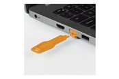 Tilbehør - Lindy LAN port blocker - orange (pack of 20) - 47898