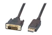 Skjermkabel - EFB NORDIC EFB-Elektronik - video adapter cable - DisplayPort to DVI-D - 2 m - K5564SW.2V2