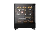 Kabinett - Darkflash DY460 Computer Case with 4 ARGB Fans - Kabinett - Svart - DY460 Black + 4 fans