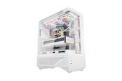 Kabinett - Darkflash DS900WS ATX Computer Case - Kabinett - Hvit - DY460 White + 4 fans