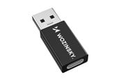 USB-hub - Wozinsky WAAC-01 USB-A - USB-C OTG - black USB-hub - 1 - Svart - 5907769378980