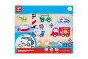 Lek & Lær - Hape Emergency Vehicles Peg Puzzle - E1457K