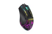 Mus - Wozinsky WMGB-3200 Optical Gaming Wireless Mouse with Built-in 3200 DPI Battery with RGB Lighting - Black - Gaming mus - 7 - Svart med RGB-lys - 5907769384196