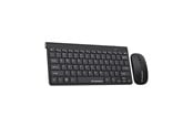 Tastatur - Wozinsky Wireless Keyboard + Compact Mouse Set - Black (US International ISO) - US Internasjonal - Svart - 5907769384189