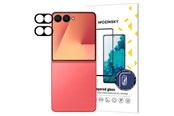 Mobil - Beskyttelsesglass - Wozinsky Black  Full Camera Glass for Samsung Galaxy Z Flip 7 Set of 2 - 5907769379956