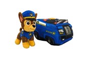 Figurer - Paw Patrol 2-in-1 Vehicle Plush w/Chase 15 cm - 97283 / 6075428
