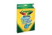 Skrive- & Tegneverktøy - Crayola Super Tips - marker - assorted colours (pack of 12) - 7509