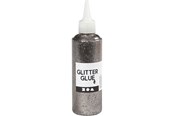 Hobbyartikler - Creativ Company Glitter Glue Silver 118ml - 31831