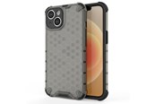 Mobil - Deksel og etui - Hurtel Honeycomb Case for iPhone 14 Armored Hybrid Cover Black - 5907769348884