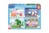Puslespill - Educa 20-40-60-80 Peppa Pig Multi 4 - 20329