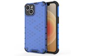 Mobil - Deksel og etui - Hurtel Honeycomb Case for iPhone 14 Plus Armored Hybrid Cover Blue - 9145576266120