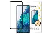 Mobil - Beskyttelsesglass - Wozinsky Super Durable Full Glue Tempered Glass Full Screen With Frame Case Friendly Samsung Galaxy S20 FE Black - 9111201915237