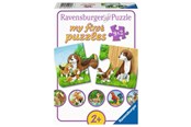Puslespill - Ravensburger Farm Animal Families 9x2 pcs. - 050727