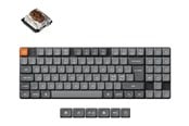 Tastatur - Keychron K13 Max QMK Wireless RGB Hot Swap Low Profile Brown - Gamingtastatur - Uten numpad - Nordisk - Svart - K13M-H3-BO