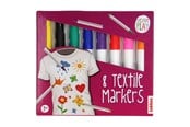 Skrive- & Tegneverktøy - Lobbes Textile Markers 8 pcs. - 927007