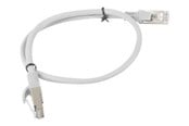 Nettverkskabel - Lanberg patch cable - 50 cm - grey RAL 7035 - Grå - 0.5m - PCU6-10CC-0050-S