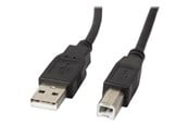 USB - Lanberg - USB cable - USB to USB Type B - 50 cm - CA-USBA-10CC-0005-BK