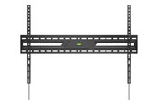 Veggmontering, AV-braketter & AV-møbler - Gembird mounting kit - fixed - for LCD display - fine texture black - Max 75 kg - recommended for 100" - WM-100F-01