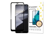 Mobil - Beskyttelsesglass - Wozinsky Super Durable Full Glue Tempered Glass Full Screen With Frame Case Friendly Nokia 2.4 Black - 9111201934443
