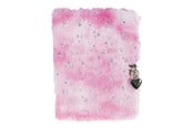 Skoleutstyr - Tinka DIARY PINK PLUSH W/HEARTS W/LOCK - 8-802181
