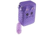 Skoleutstyr - Tinka Tripple Pencil Case - Plush - Cat - Cool School - 8-804212